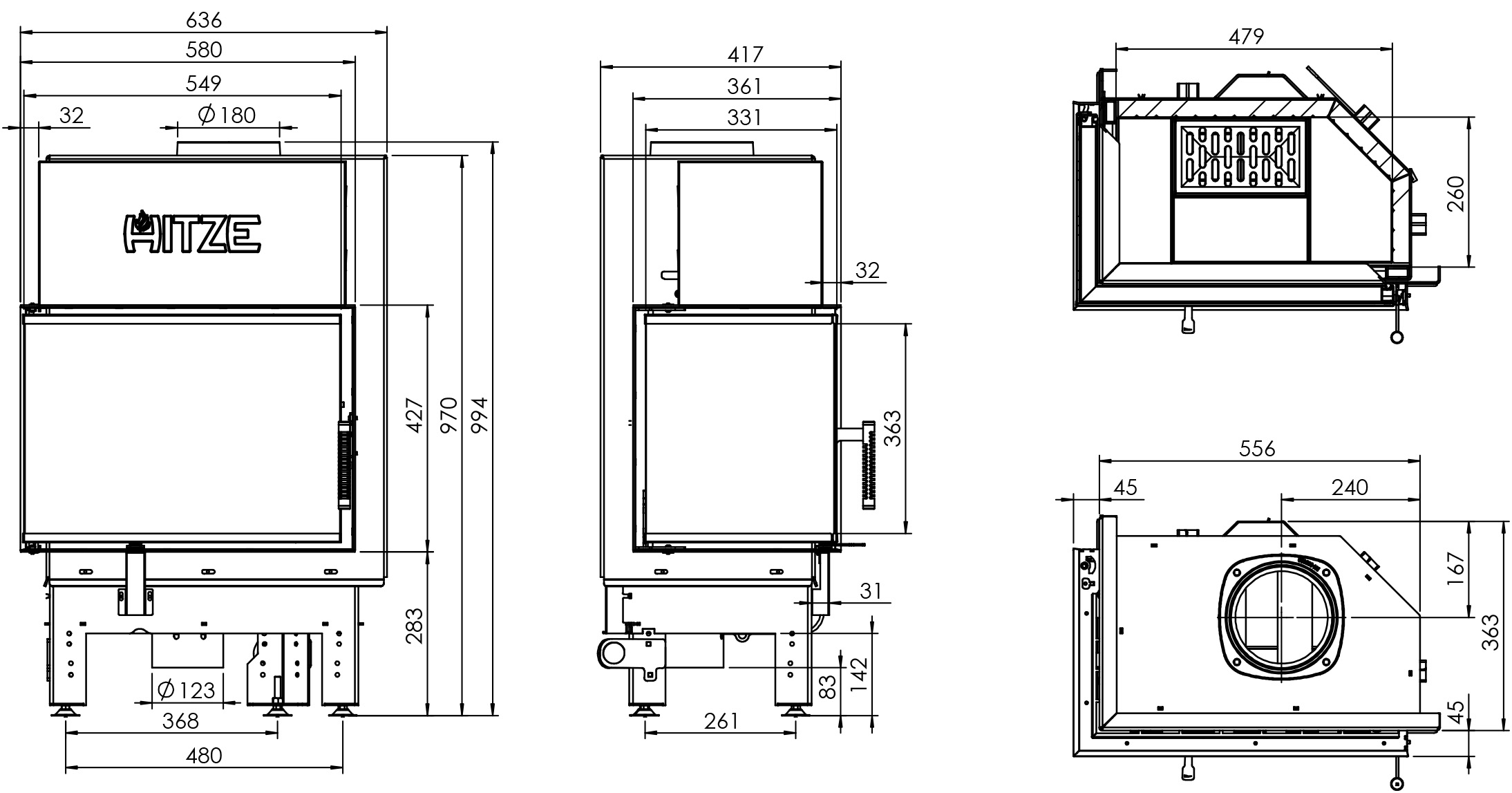 AL9L.H-D WkBad kominkowy - Arku