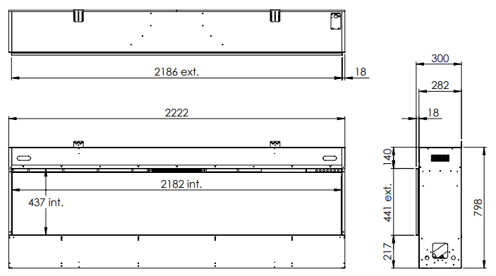 wymiar e-slim2200