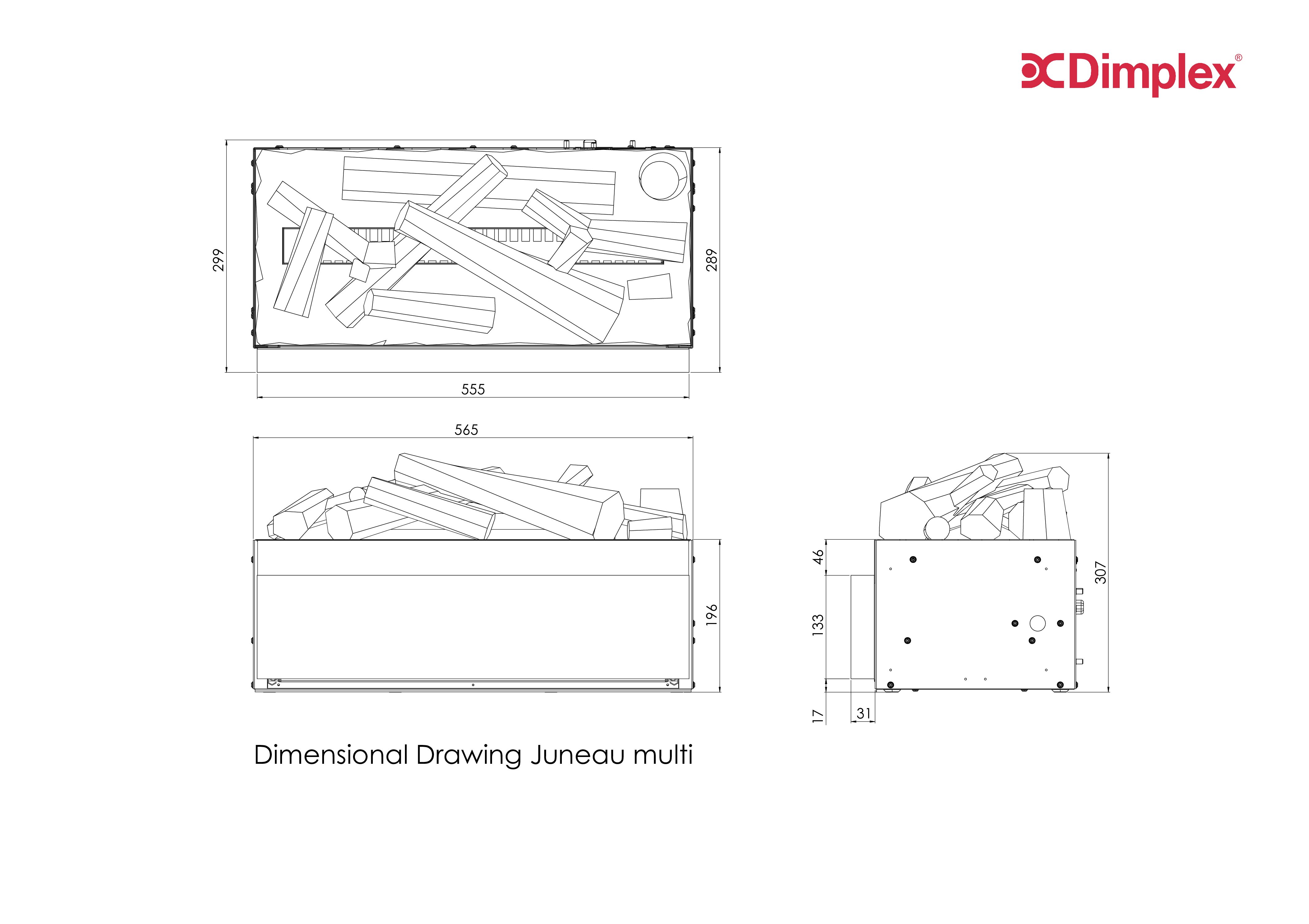 Rysunki wymiarowe Juneau multi