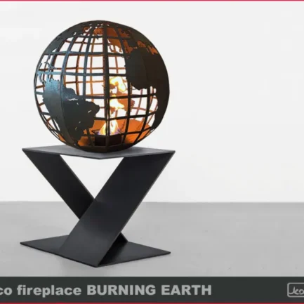 Biokominek Burning Earth