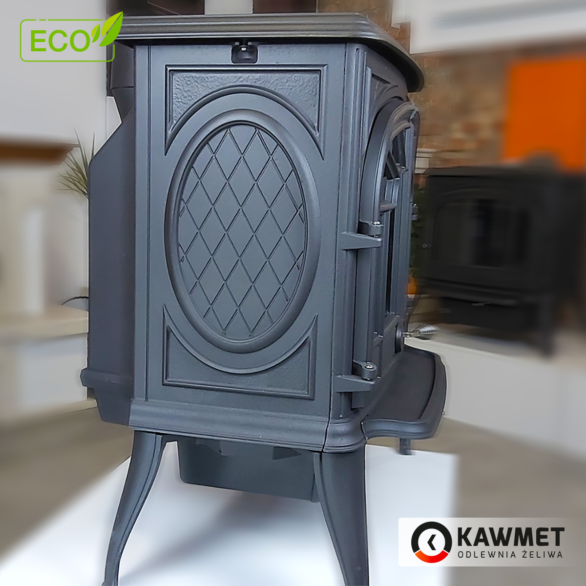 Piec wolnostojący KAWMET Premium SPARTA S10 ECO