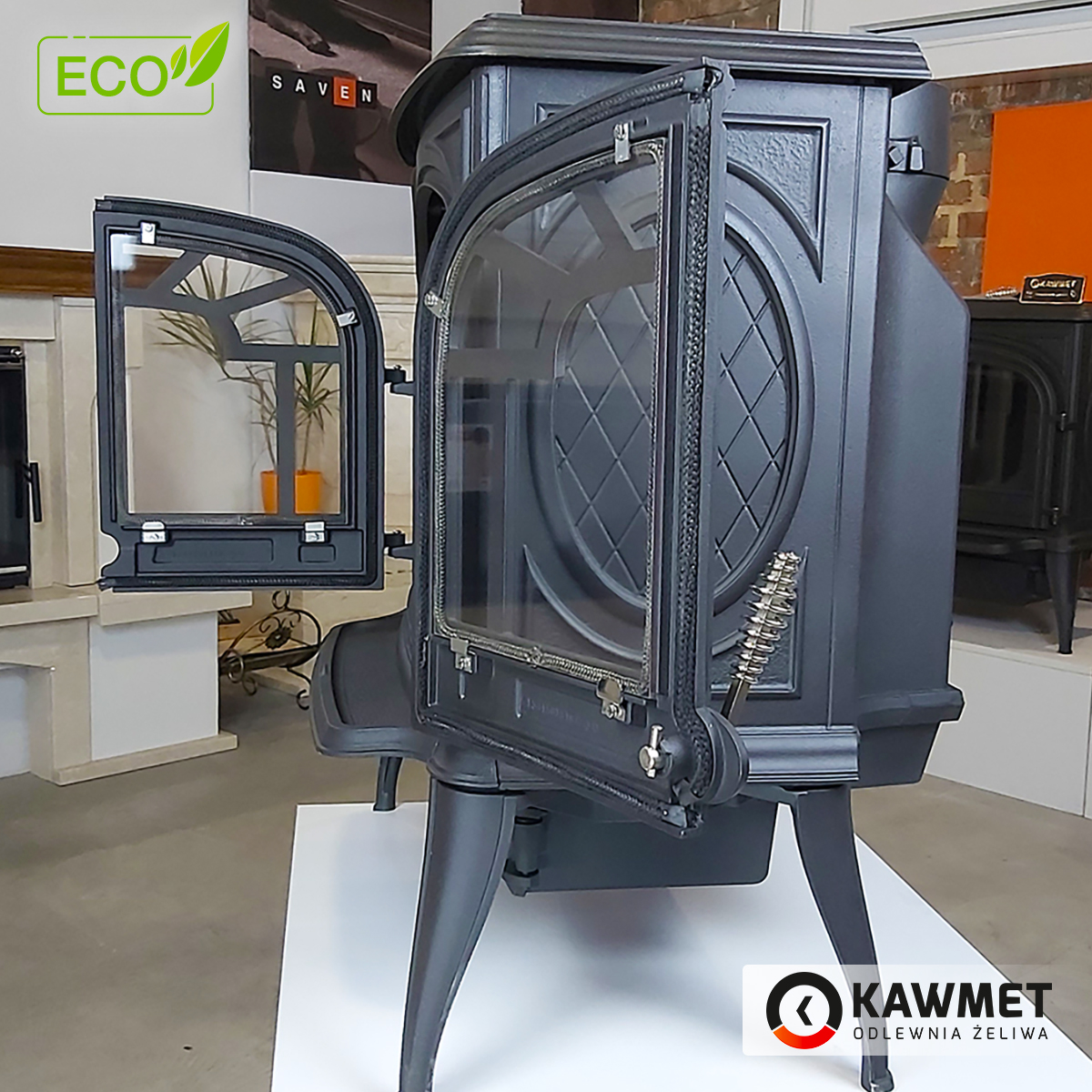 Piec wolnostojący KAWMET Premium SPARTA S10 ECO
