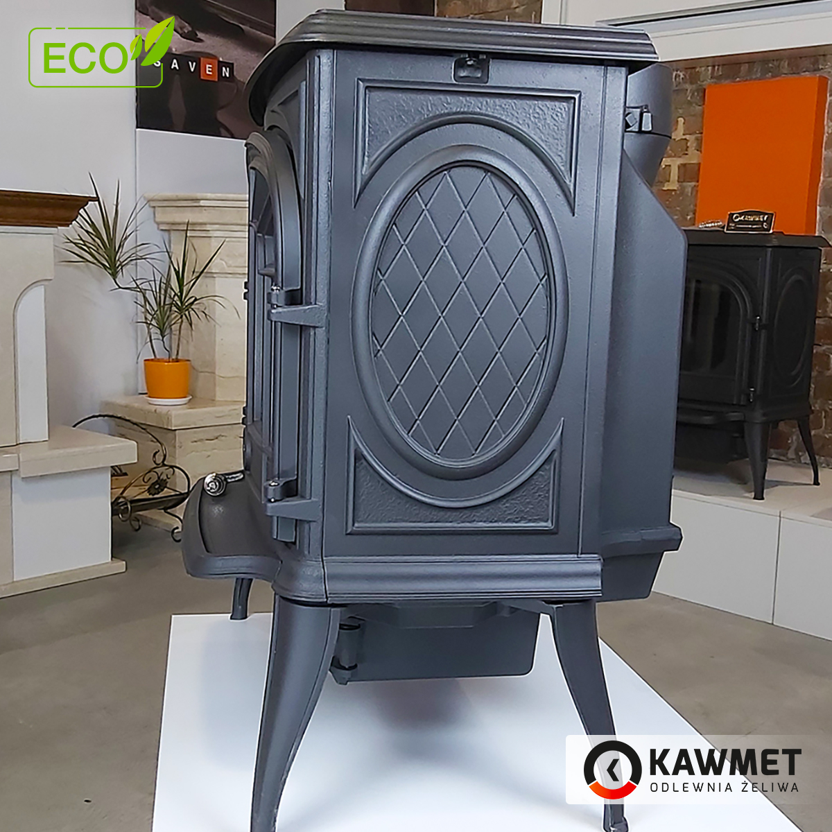 Piec wolnostojący KAWMET Premium SPARTA S10 ECO