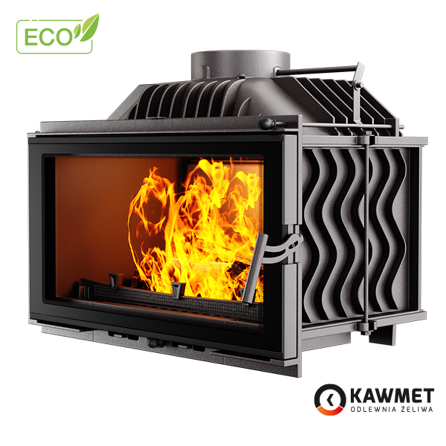 Wkład kominkowy KAWMET W16 BLACK (9.4 kW) ECO (1)