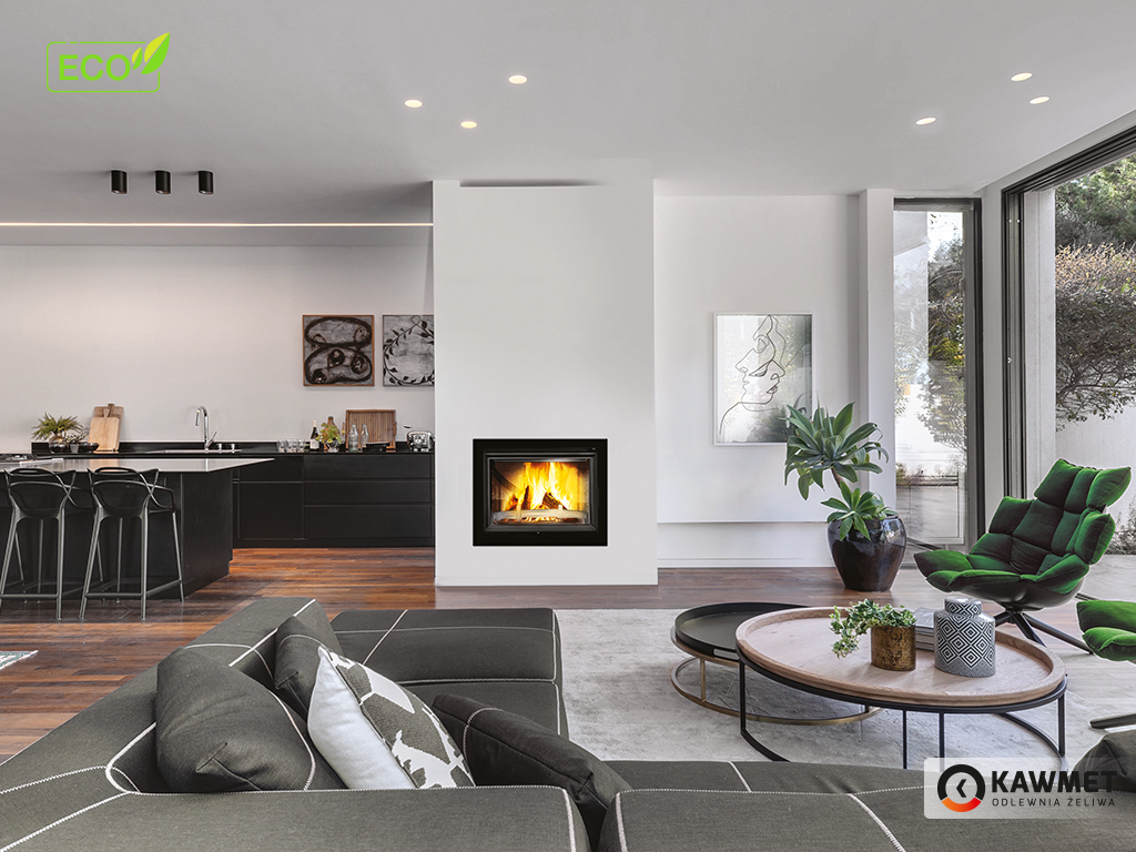 Wkład kominkowy KAWMET W17 (12,3 kW) ECO