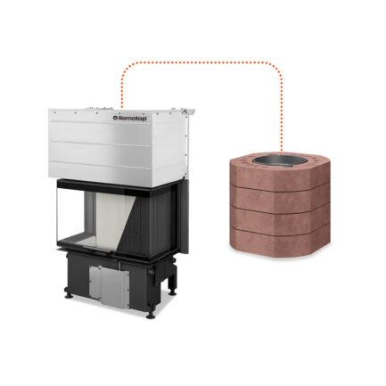 Wkład kominkowy IMPRESSION C 3G L 74.51.37.24(26)M