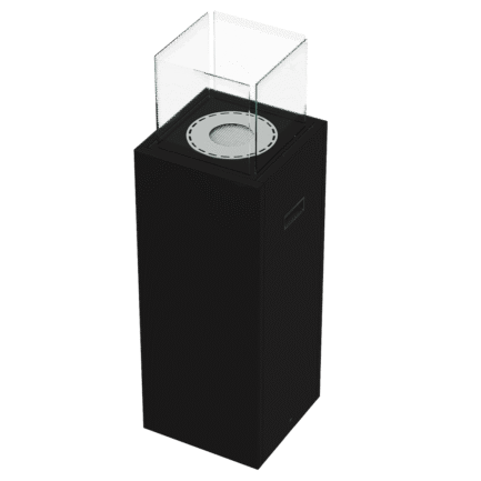 Biokominek wolnostojący TOWER czarny