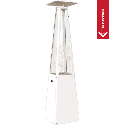Ogrzewacz ogrodowy Umbrella stalowy biały
