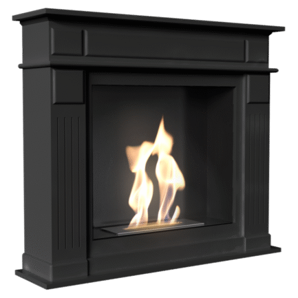 Biokominek NOVEMBER czarny montaż samodzielny