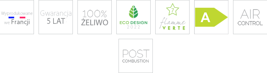 Piec koza invicta oznaczenia